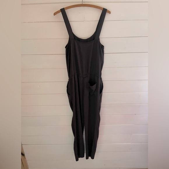 JAMES PERSE Jumpsuit Sleeveless Black Women’s Sz 1 Viscose Drawstring Waist - Picture 5 of 6